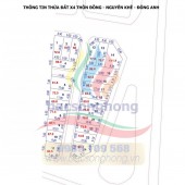 Chính chủ cần bán mảnh đất đấu giá thôn Đồng Nguyên Khê gần ngay Công viên Phần mềm Nguyên Khê. Diện tích 70m², mặt tiền 7m