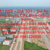 ĐẤT ĐẸP – GIÁ TỐT -  Dự Án KDC Vòng Xuyến Cậy, Bình Giang, Hải Dương