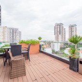 Cho thuê ROOFTOP (SÂN THƯỢNG ) toà nhà ngay trung tâm khu vực thảo điền quận 2