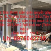 Do công việc Gia Đình cần giải quyết gấp Lô Đất Tại Ấp Rộc A,Thạnh Đức,Gò Dầu,Tây Ninh