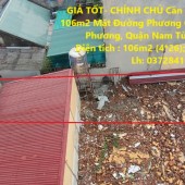 GIÁ TỐT- CHÍNH CHỦ Cần Bán Nhanh Lô Đất  106m2 Mặt Đường Phương Canh, Quận Nam Từ Liêm